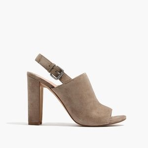 Madewell Irene Covered Sandals in Otter